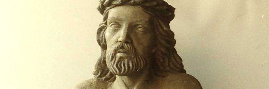 BAROKOVÁ SOCHA VIR DOLORUM, Nová Stráž, nádvorie rím. kat. kostola